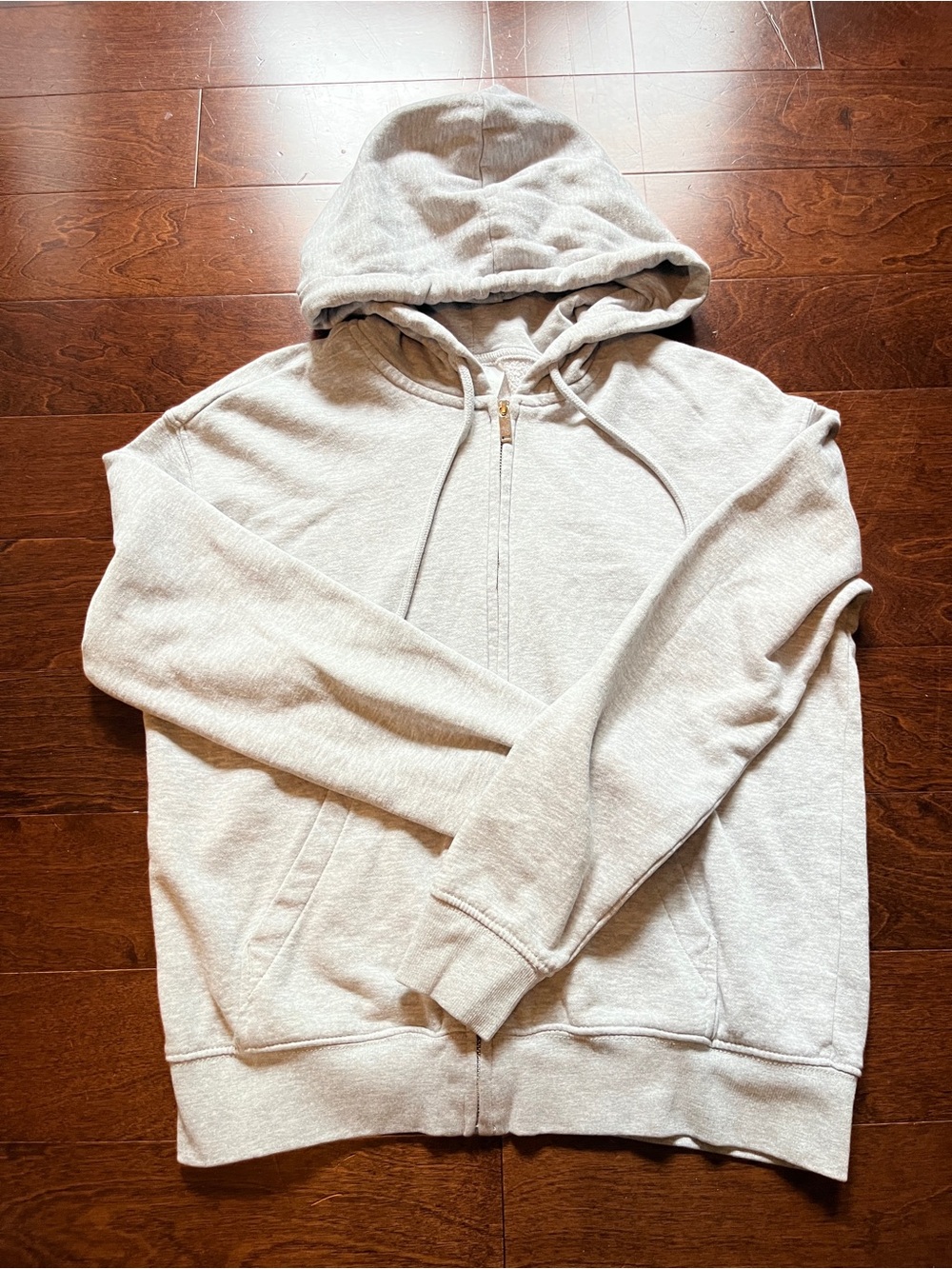 H&M Light Gray Womens’s Full-Zip Hoodie